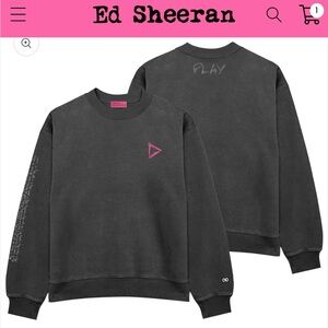 Ed Sheeran Play Charcoal Crewneck Sweater